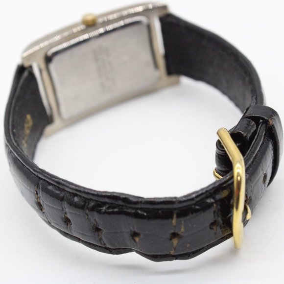 Vintage Paul Sebastian PS Watch Womens SIlver Tone Steel Rectangular Dial 90s - Picture 7 of 8